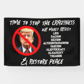 切り札は行かねばならない | 平和の回復の時間 横断幕 (横)