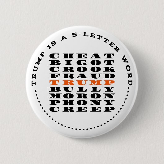 切り札は5文字の単語 缶バッジ (正面)