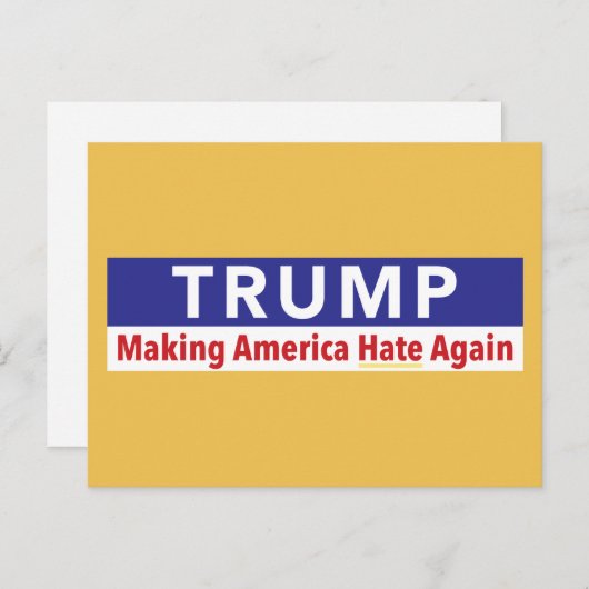 切り札。再びアメリカを憎む。ポストカード ポストカード (正面/裏面)