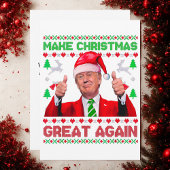 切り株が再びクリスマス素晴らしを作るクリスマスカード シーズンカード