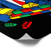 切り株で壁Tシャツを作る ポスター (角)