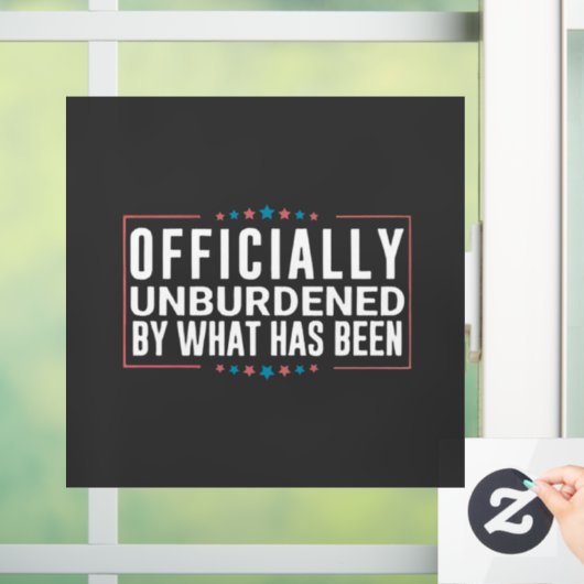 切り株で正式に負担を負わない ウィンドウサイン (ホーム)