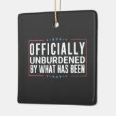 切り株で正式に負担を負わない セラミックオーナメント (左)