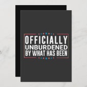 切り株で正式に負担を負わない 招待状 (正面/裏面)