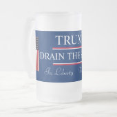 切り株で湿地を抜け！ フロストグラスビールジョッキ (正面左)