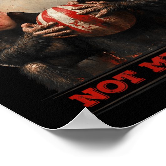 切り株と吐き気は私の猿ではなく私のサーカス ポスター (角)