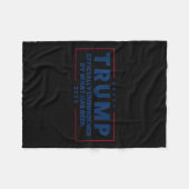 切り株によって公式に負担を負わない フリースブランケット (正面(横))