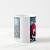 切り株のクリスマスストーリー コーヒーマグカップ (中央)