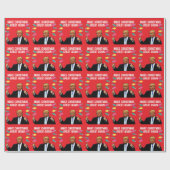 切り株の再素晴らし来クリスマス包装紙 ラッピングペーパー (フラット)