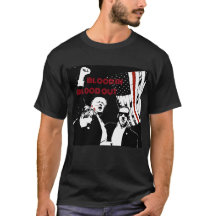 切り株の割り当て線のアート、血中入り、血中出し