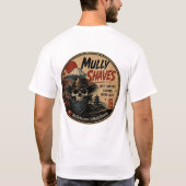 切り株の周りを耕すTシャツ Tシャツ (裏面)