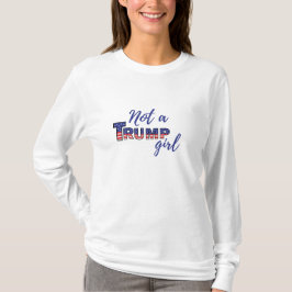 切り株の女の子ではない。アンチドナルドトランプのスウェットシャツ Tシャツ