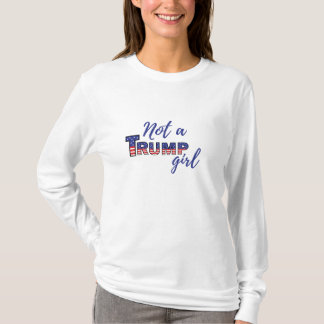 切り株の女の子ではない。アンチドナルドトランプのスウェットシャツ Tシャツ
