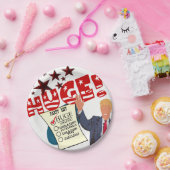 切り株の巨大なパーティーリストお祝いマイルストーンパーティー ペーパープレート (パーティー)