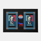 切り株の書式 ドアマット (正面)