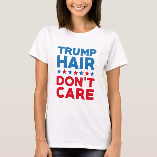切り株の毛は気にない Tシャツ (正面)