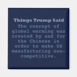 切り株の温暖化 – 2インチ角磁石 マグネット