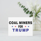 切り株の炭鉱夫 ポストカード (スタンド正面)