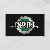 切り株の研削丸鋸 名刺 (正面)