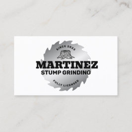 切り株の研削 |ツリーサービスと削除 名刺