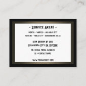 切り株の研磨材 名刺 (裏面)