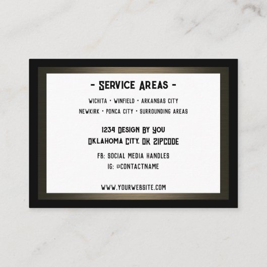 切り株の研磨材 名刺 (裏面)