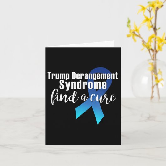 切り株の脱線症候群が治療法を見つけおもしろい出す カード (黄色い花)