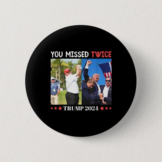 切り株の試み切り株2024あなた恋しく思の2回 缶バッジ (正面)