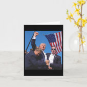 切り株の試み カード (黄色い花)