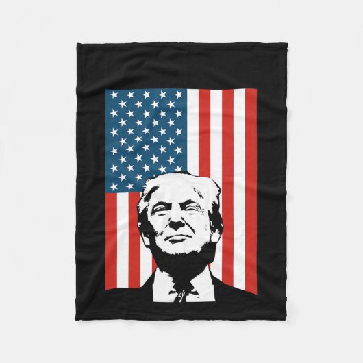 切り株の防弾 フリースブランケット (正面)