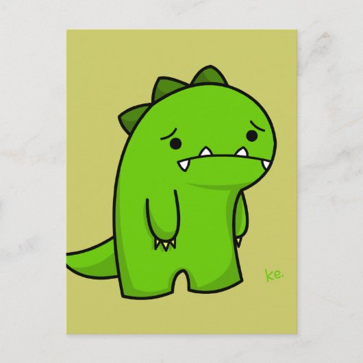 切り株はがき ポストカード (正面)