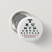 切り株は消えなくてはならない 缶バッジ (正面&裏面)