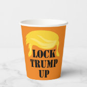 切り株をロックアップ 紙コップ (裏面)