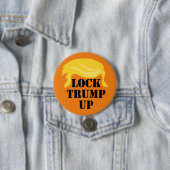 切り株をロックアップ 缶バッジ (インサイチュ)