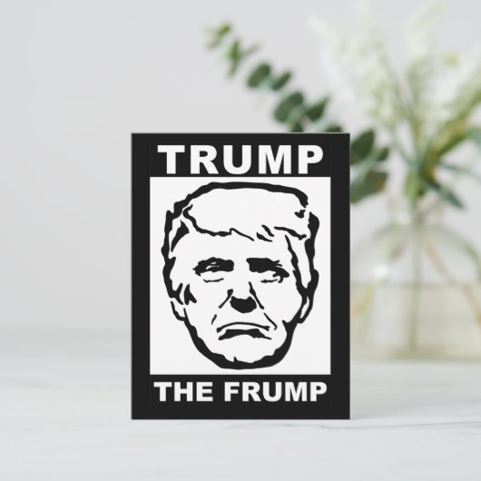 切り株を切り札にする ポストカード (スタンド正面)