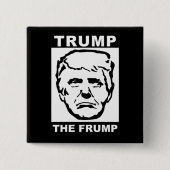 切り株を切り札にする 缶バッジ (正面)