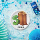 切り株紙プレート ペーパープレート (パーティー)