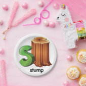 切り株紙プレート ペーパープレート (パーティー)