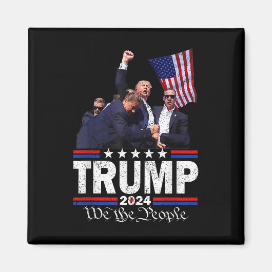 切り株血耳出血Butler Pa Trum マグネット (正面)