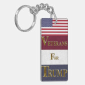 切り株退役軍人 キーホルダー (正面左)