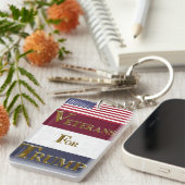 切り株退役軍人 キーホルダー (正面右)