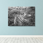 切り株 キャンバスプリント (インサイチュ (ウッドフロア))