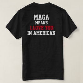 切り株「沼を抜け」 TシャツMAGA Tシャツ