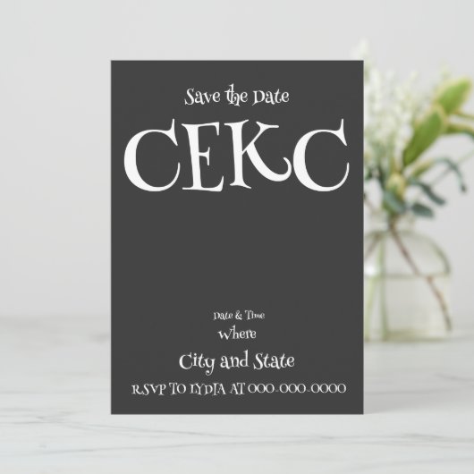 切り株CEKC 招待状 (スタンド正面)