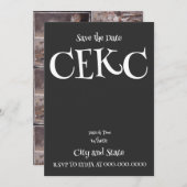 切り株CEKC 招待状 (正面/裏面)