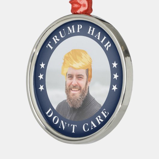 切り毛やめて気に |写真おもしろい メタルオーナメント (左)