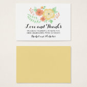 切り立った夏の花 |メッセージカード (正面&裏面)