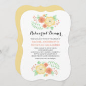 切り立った夏の花 |リハーサルディナー 招待状 (正面/裏面)