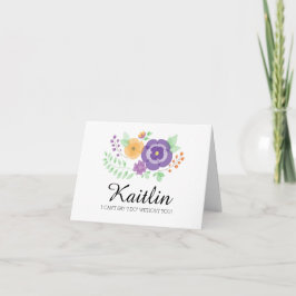 切り立った夏の花 |私の花嫁のメイドになるの？ 招待状