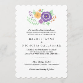 切り立った夏の花 | 結婚s 招待状